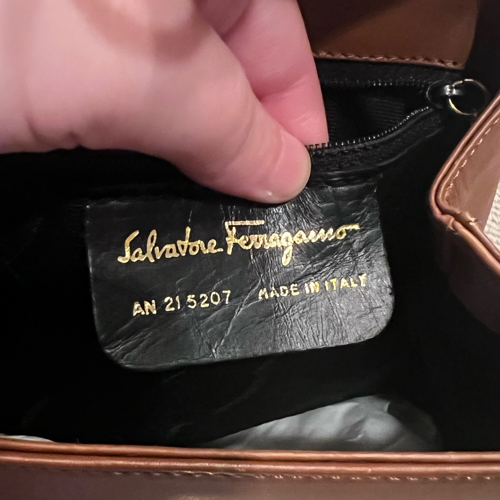 Vintage Salvatore Ferragamo Leather Backpack - Picture 7 of 7